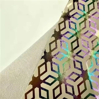 Phantom Grid PU Fabrica sintética impermeable y dimensional para el sofá muebles de bolsas prendas decorativas para el hogar